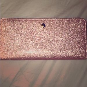Kate Spade large Glitter Wallett